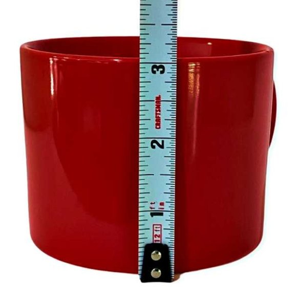 Two (2) Starbucks Christmas Coffee Mugs Red Gold Letters & Ornaments 2012 & 2017 - Picture 8 of 10